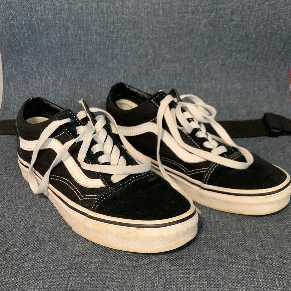 Vans Black and White Old Skool Shoes